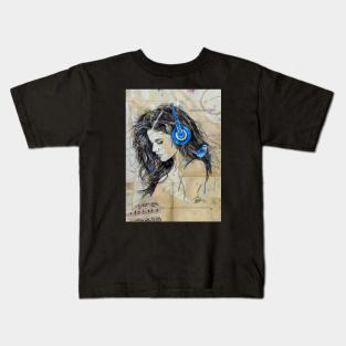 Blue Sonic Kids T-Shirt